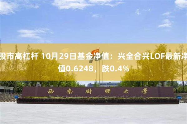 股市高杠杆 10月29日基金净值：兴全合兴LOF最新净值0.6248，跌0.4%